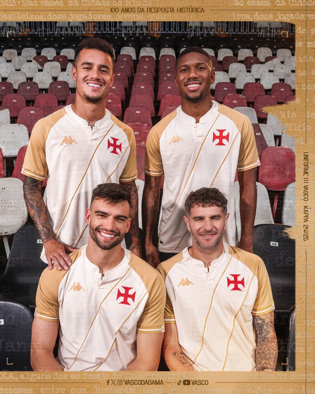 Camisa do Vasco 2024/25 Third - Lançamento + Chaveiro de Brinde