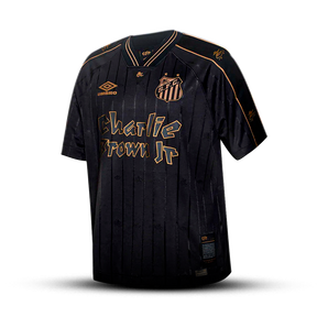 Camisa do Santos FC x Charlie Brown Jr 2024/25 - Masculina Edição Limitada + Chaveiro de Brinde