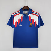 Camisa França Home (1) 1988 Adidas Retrô Masculina