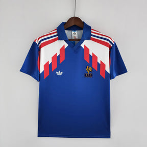 Camisa França Home (1) 1988 Adidas Retrô Masculina