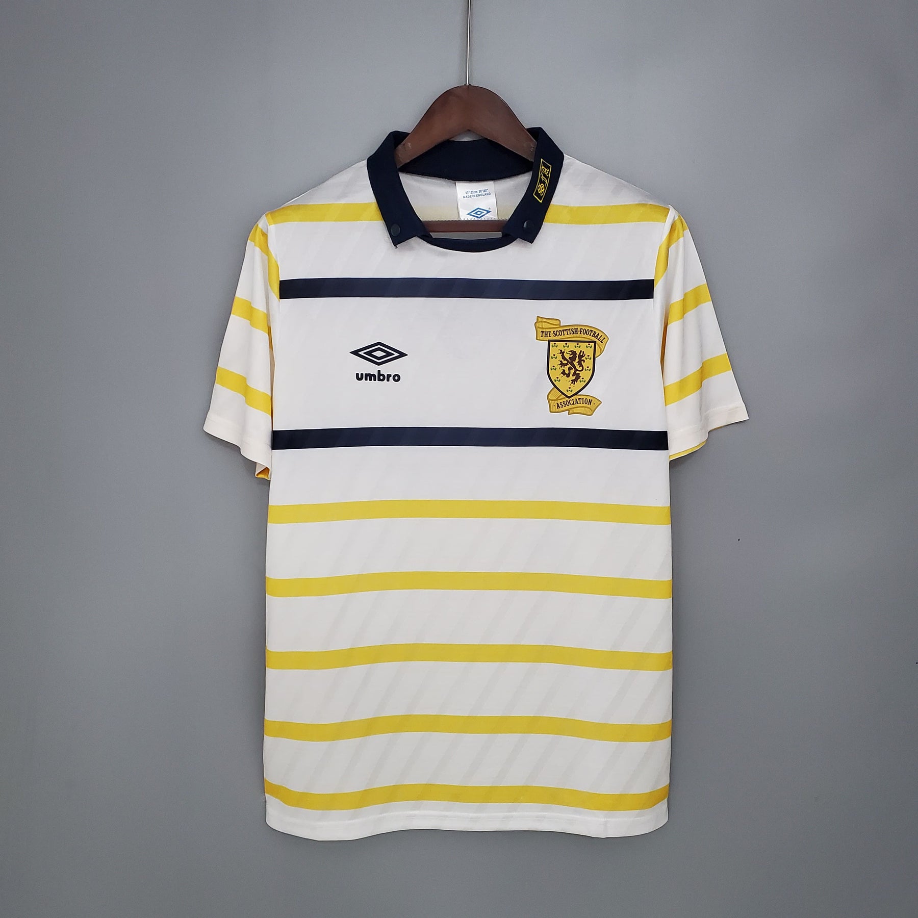 Camisa Escócia Away (2) 1988 Umbro Retrô Masculina