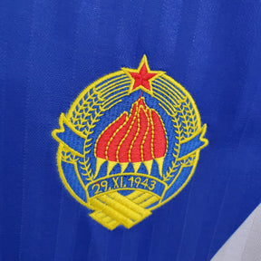 Camisa Yugoslavia Home (1) 1990 Adidas Retrô Masculina
